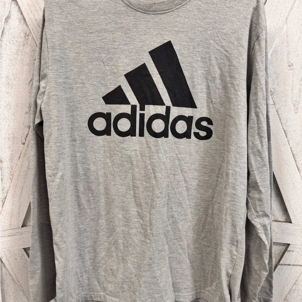 Adidas Gray Long Sleeve Shirt